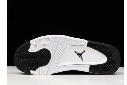 308497-032 “ROYALTY” 4 AIR BLACK MENS GOLD-WHITE JORDAN METALLIC 0923